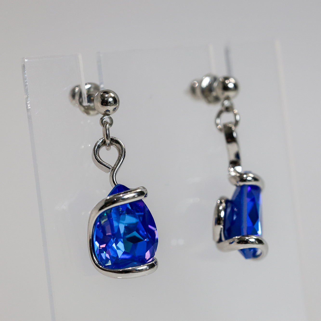 Blue Swarovski Crystal Monique Delite Earrings