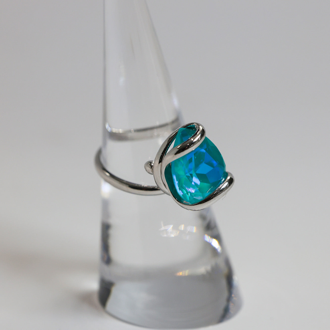 Turquoise Swarovski Crystal Monique Delite Ring