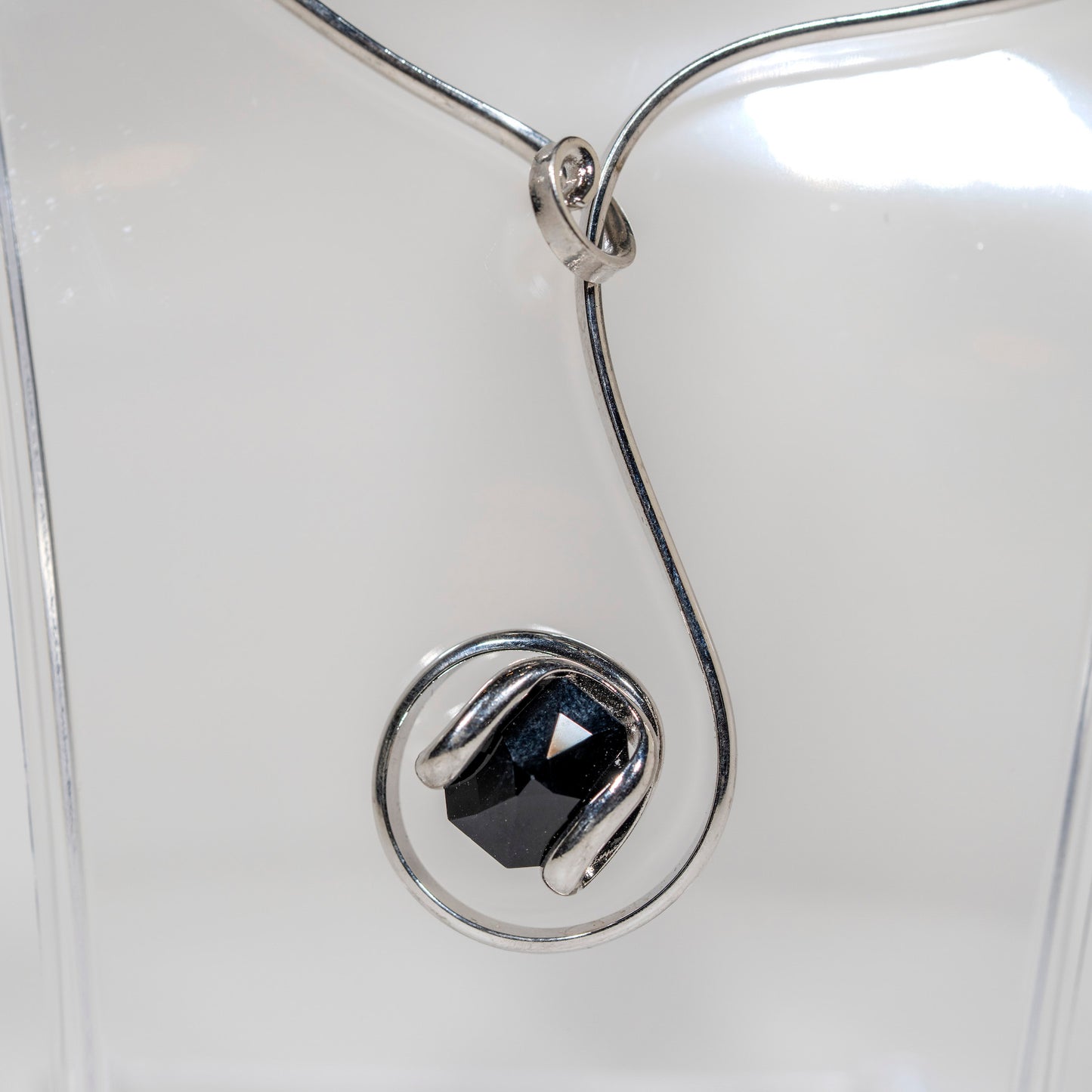 Black Swarovski Crystal Necklace
