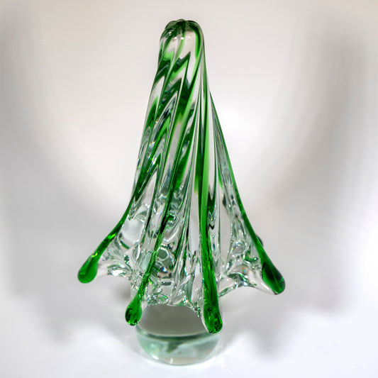 Handblown Glass Spruce Tree